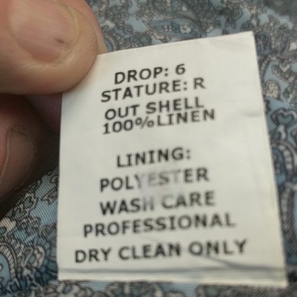 Peter England elite 100% linen jacket eurofit  40 - Picture 8 of 8